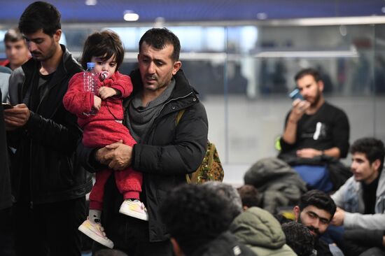 Ситуация в аэропорту Минска