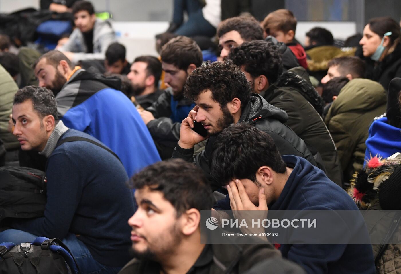 Ситуация в аэропорту Минска