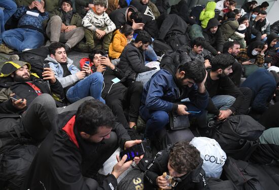 Ситуация в аэропорту Минска