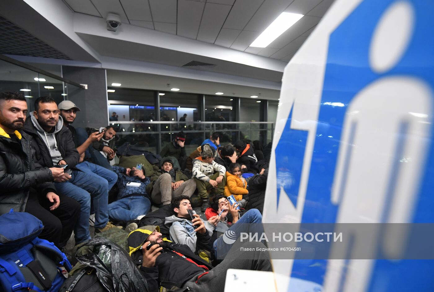 Ситуация в аэропорту Минска