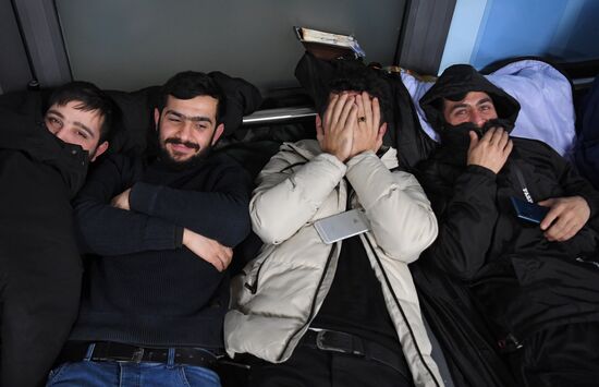 Ситуация в аэропорту Минска