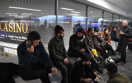 Ситуация в аэропорту Минска