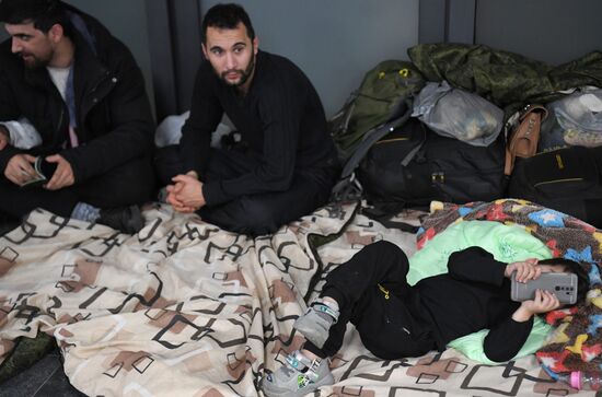 Ситуация в аэропорту Минска