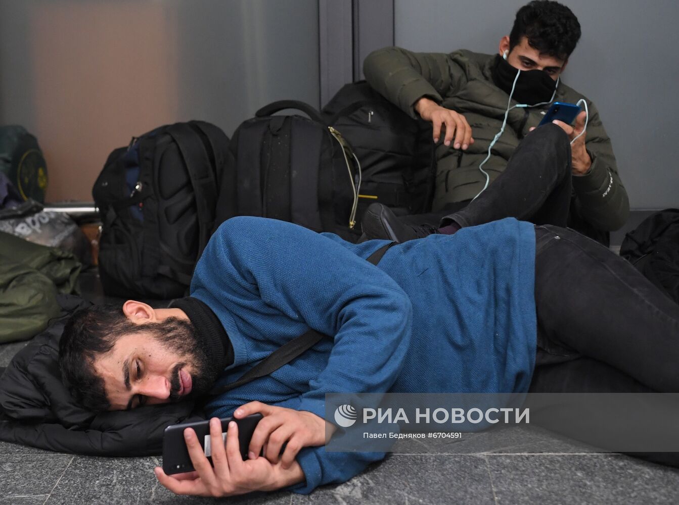 Ситуация в аэропорту Минска