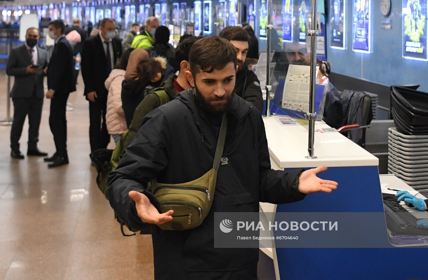 Ситуация в аэропорту Минска