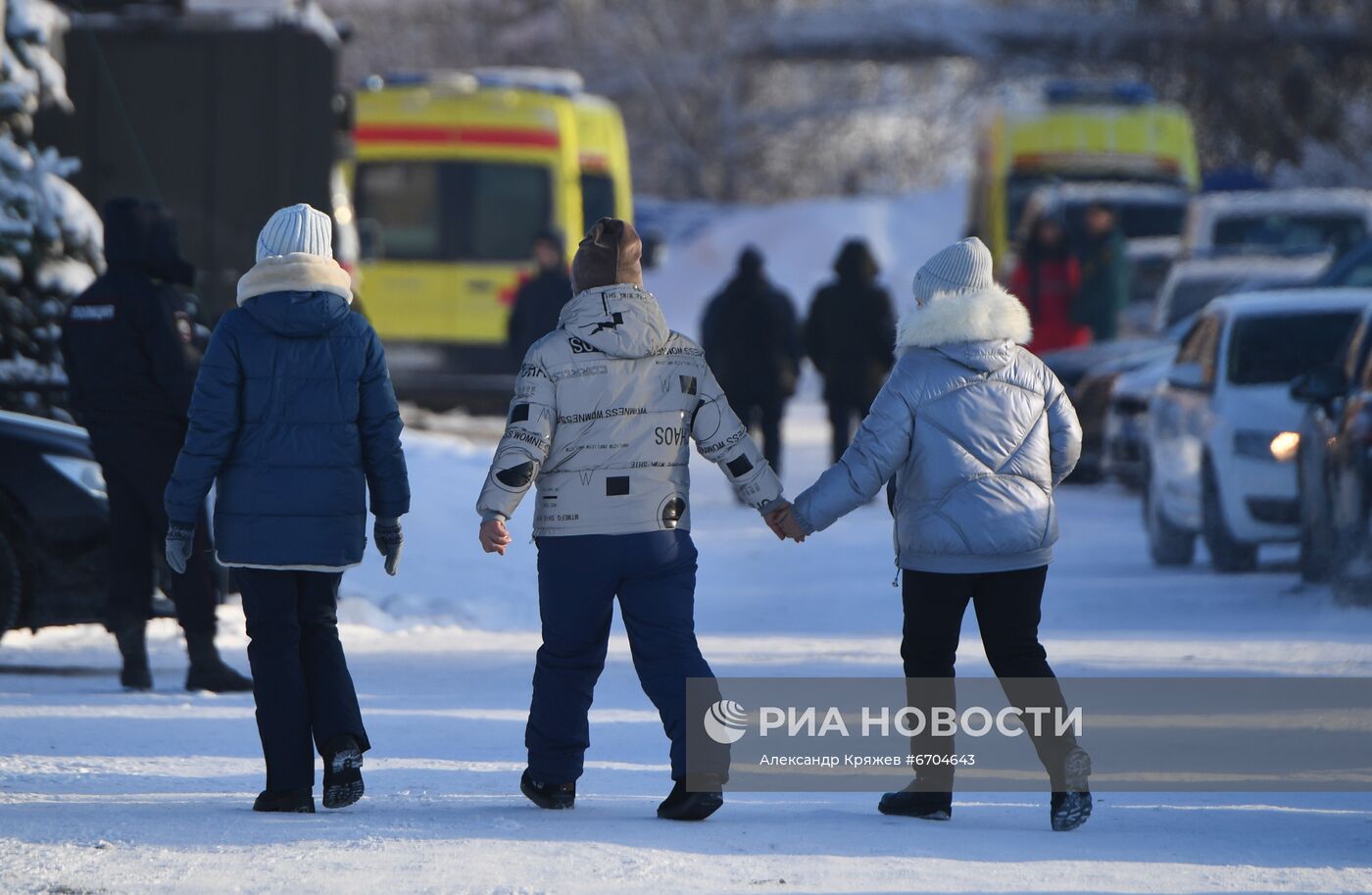 Спасательные работы на шахте "Листвяжная" в Кемеровской области 