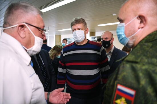 Пострадавшие при аварии на шахте "Листвяжная" в Центре охраны здоровья шахтеров