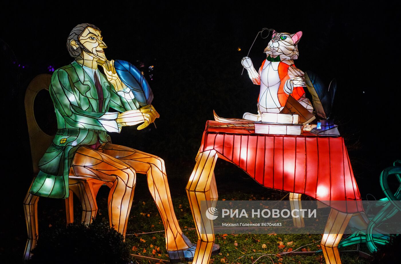 Открытие парка фонарей в Калининграде