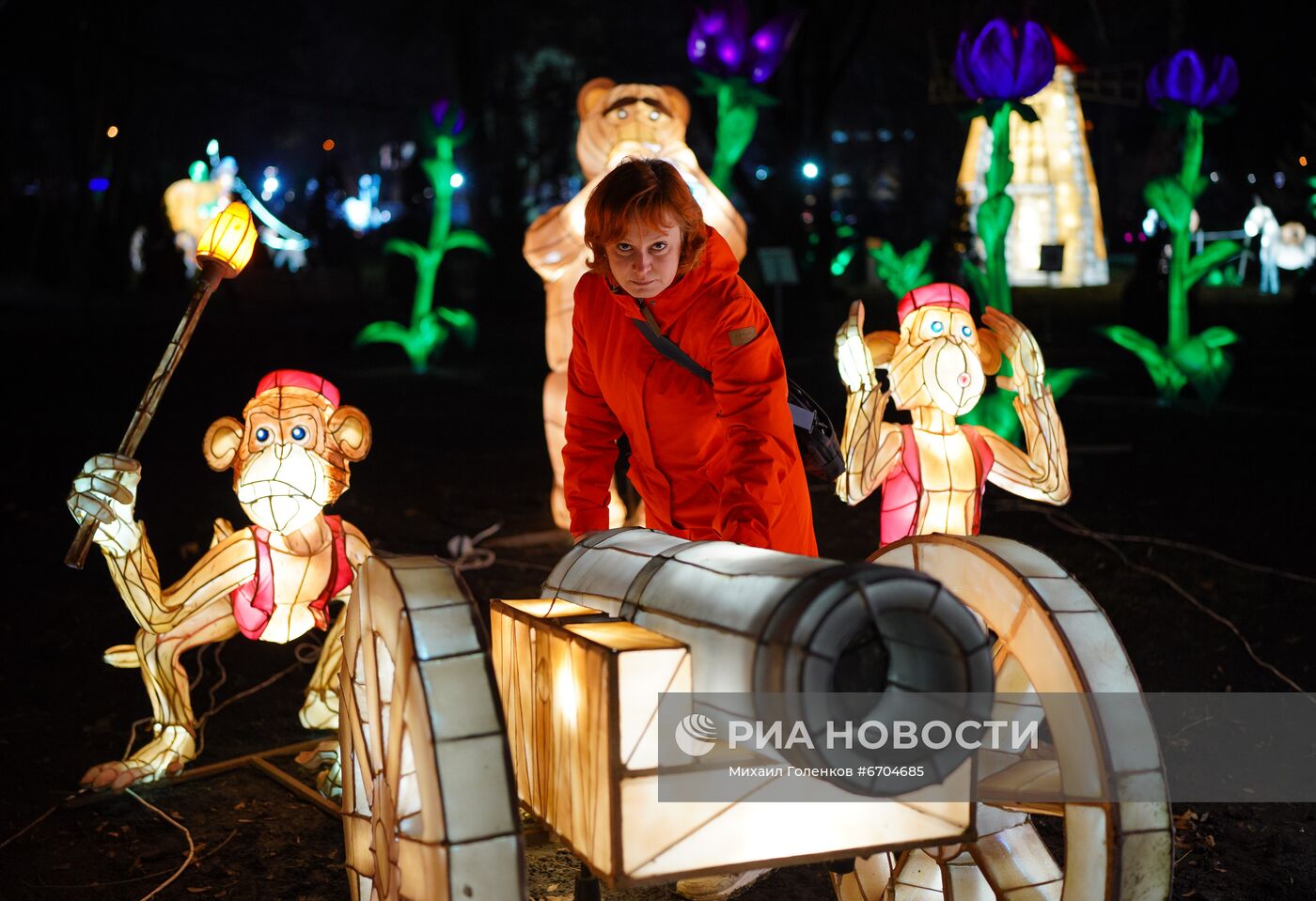 Открытие парка фонарей в Калининграде