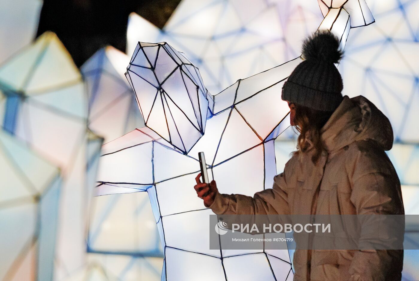 Открытие парка фонарей в Калининграде