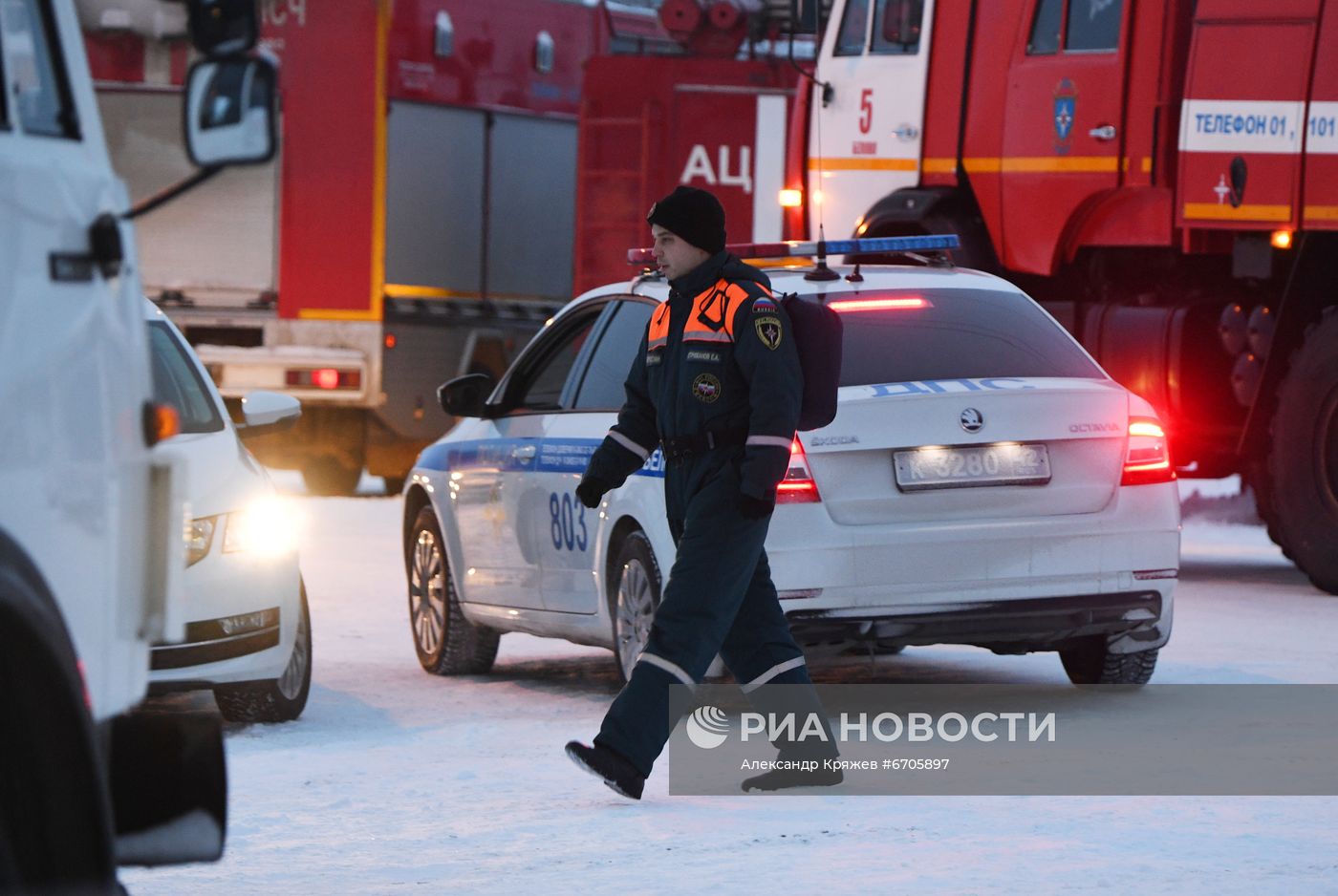 Обстановка у шахты "Листвяжная" в Кемеровской области