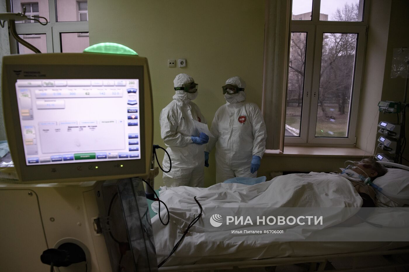 Лечение пациентов с COVID-19 в ЦКБ "РЖД-Медицина" в Москве