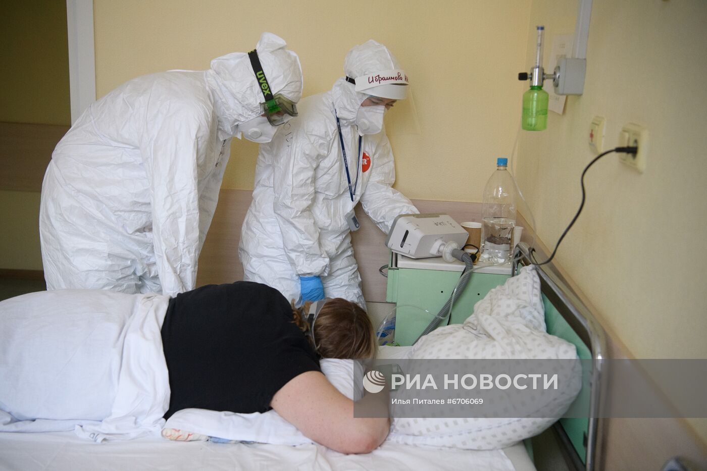 Лечение пациентов с COVID-19 в ЦКБ  "РЖД-Медицина" в Москве