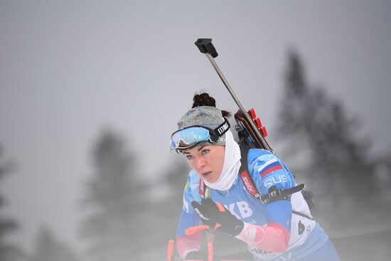 Биатлон. I этап Кубка мира. Женщины. Индивидуальная гонка