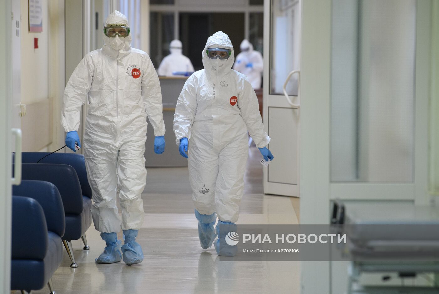 Лечение пациентов с COVID-19 в ЦКБ "РЖД-Медицина" в Москве