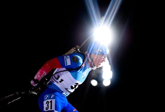 Биатлон. I этап Кубка мира. Мужчины. Индивидуальная гонка