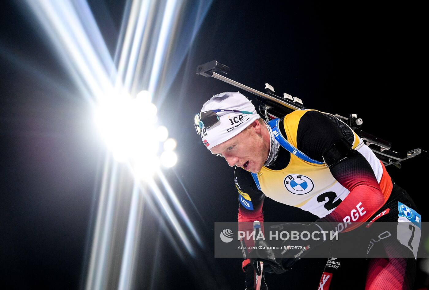 Биатлон. I этап Кубка мира. Мужчины. Индивидуальная гонка