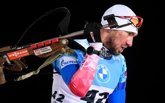 Биатлон. I этап Кубка мира. Мужчины. Индивидуальная гонка