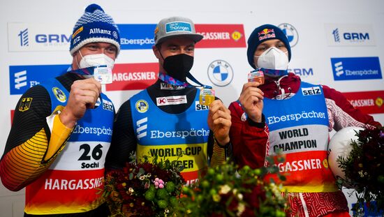 Санный спорт. II этап Кубка мира. Мужчины