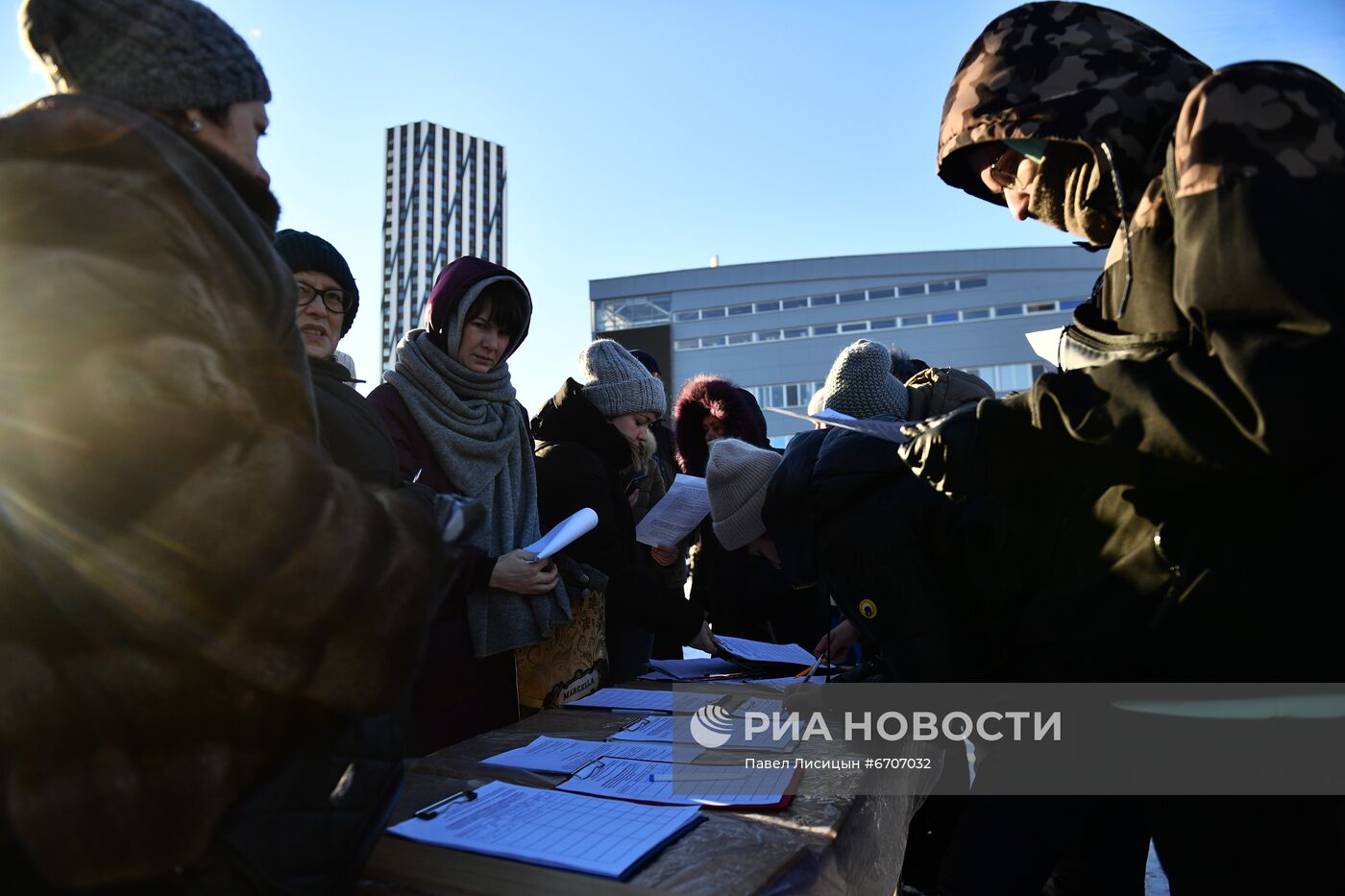 Митинг против введения QR-кодов в Екатеринбурге