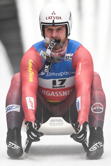 Санный спорт. II этап Кубка мира. Мужчины