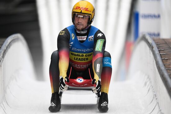 Санный спорт. II этап Кубка мира. Мужчины