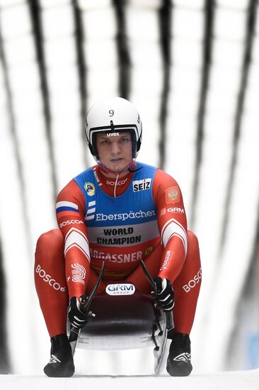 Санный спорт. II этап Кубка мира. Мужчины