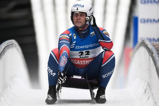 Санный спорт. II этап Кубка мира. Мужчины