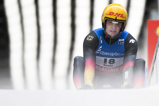 Санный спорт. II этап Кубка мира. Мужчины