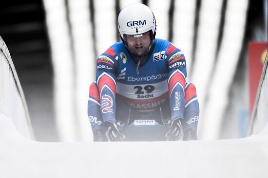 Санный спорт. II этап Кубка мира. Мужчины