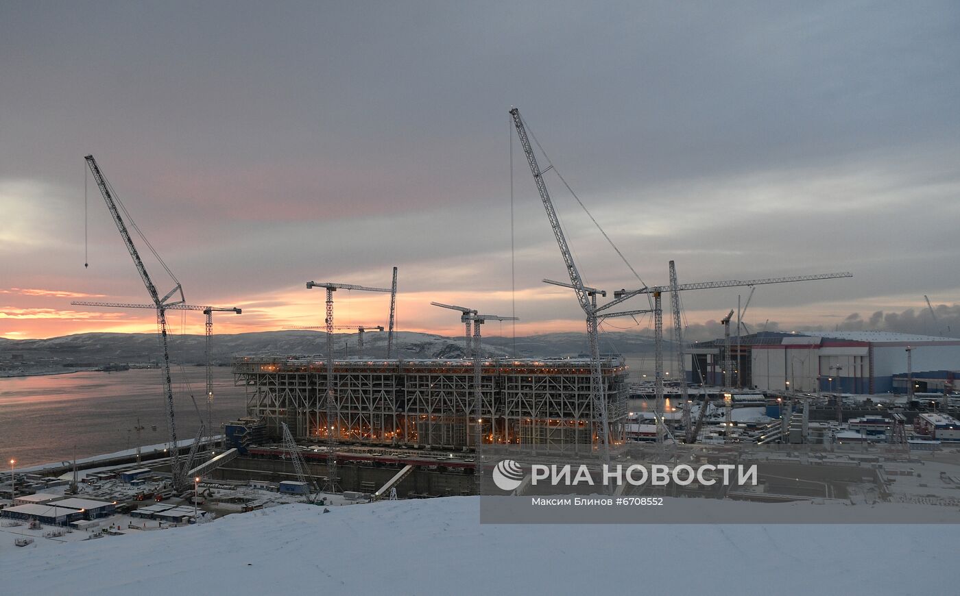 Производственные площадки проекта "Арктик СПГ-2"