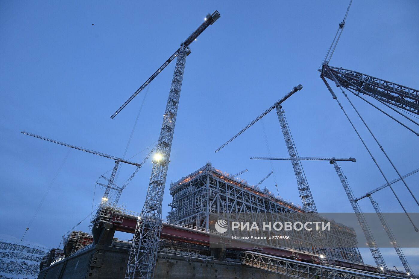 Производственные площадки проекта "Арктик СПГ-2"