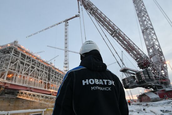 Производственные площадки проекта "Арктик СПГ-2"