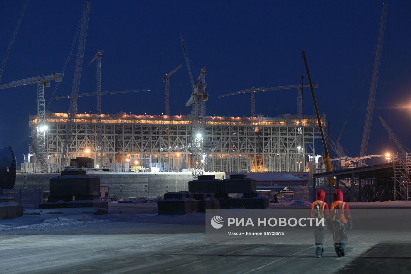 Производственные площадки проекта "Арктик СПГ-2"