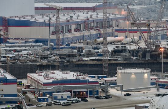 Производственные площадки проекта "Арктик СПГ-2"