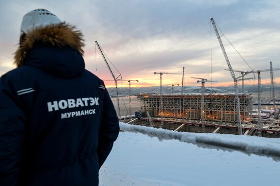 Производственные площадки проекта "Арктик СПГ-2"