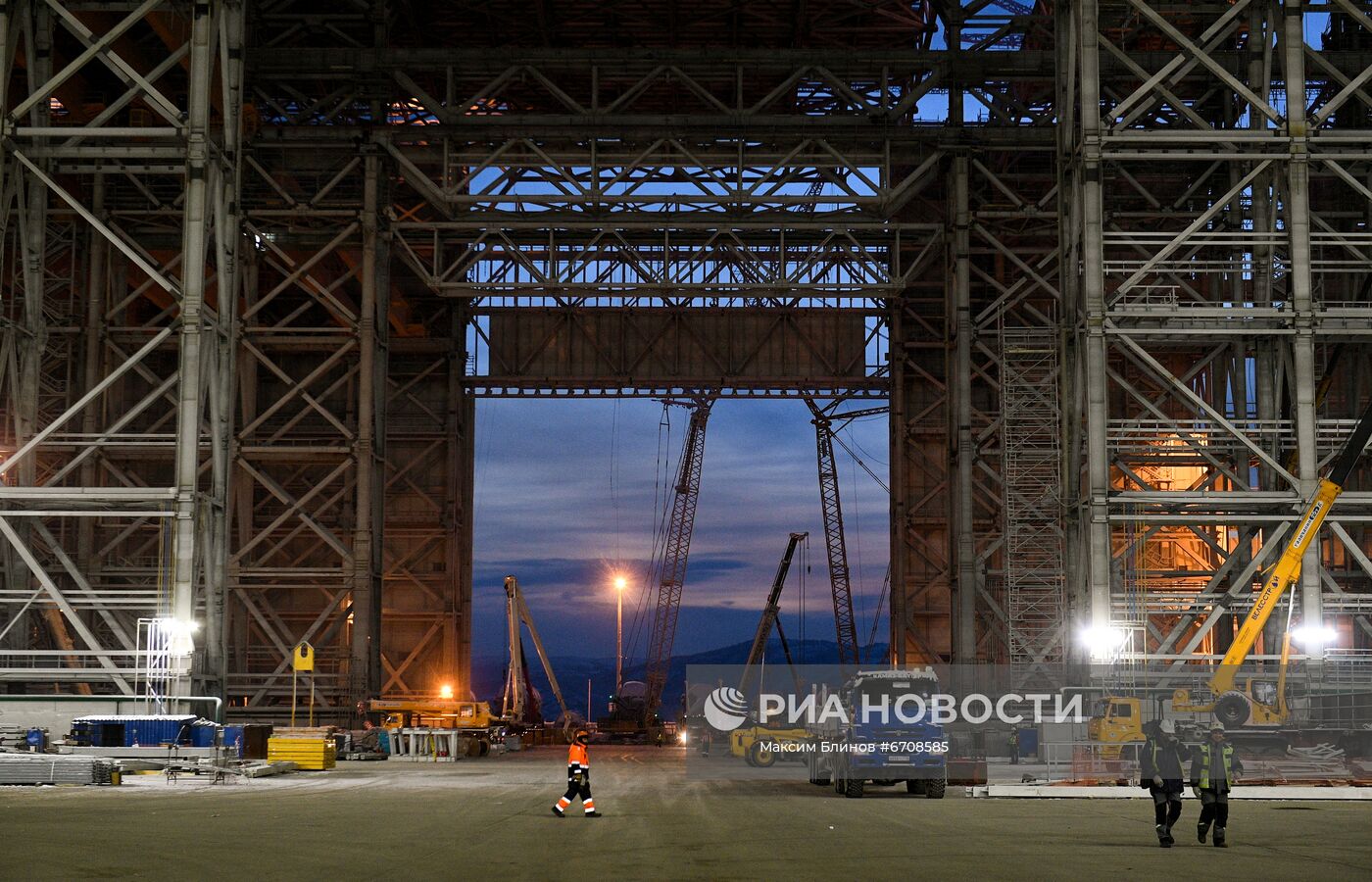 Производственные площадки проекта "Арктик СПГ-2"