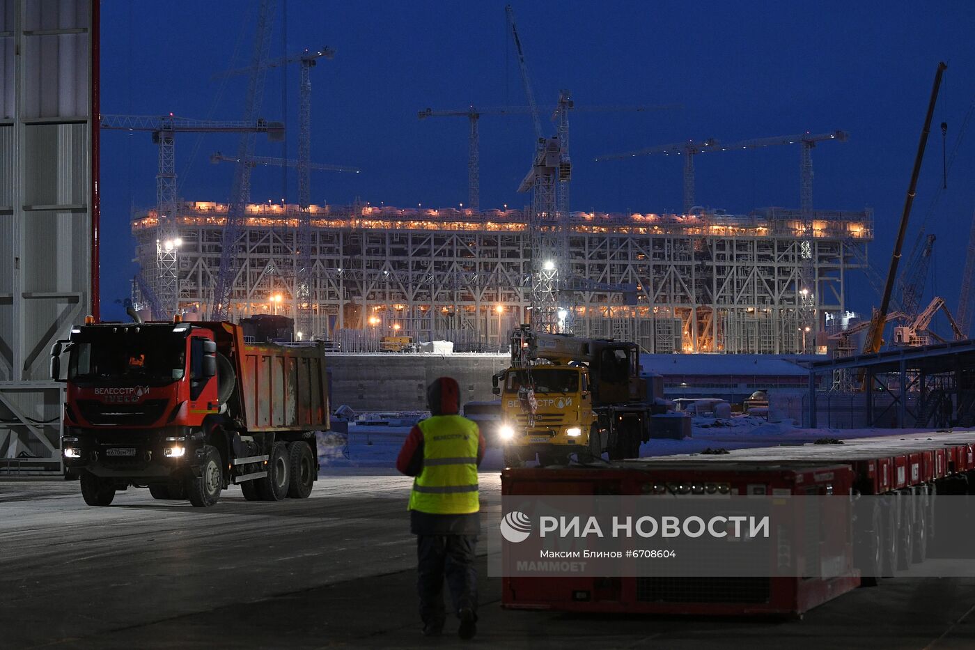 Производственные площадки проекта "Арктик СПГ-2"