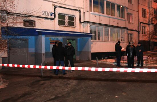 Взрыв в лифте жилого дома в Иркутске