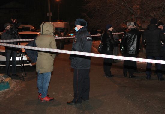 Взрыв в лифте жилого дома в Иркутске