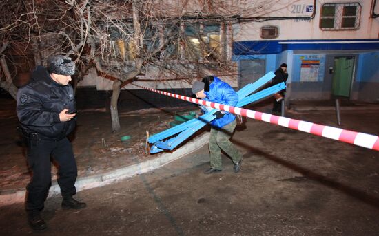 Взрыв в лифте жилого дома в Иркутске