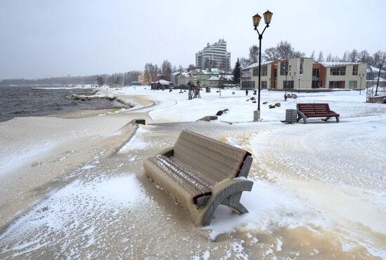 Снег в городах России 