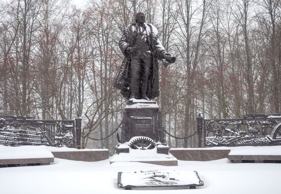 Снег в городах России 