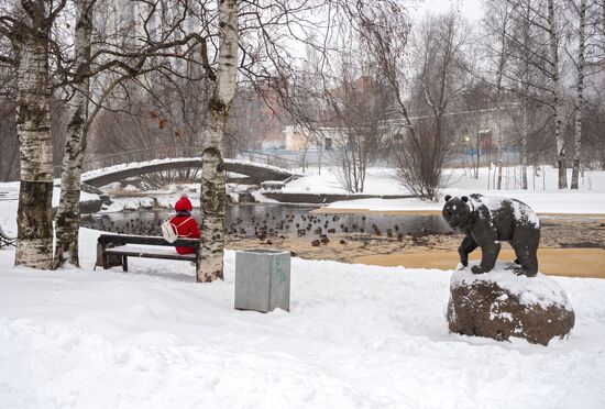 Снег в городах России 