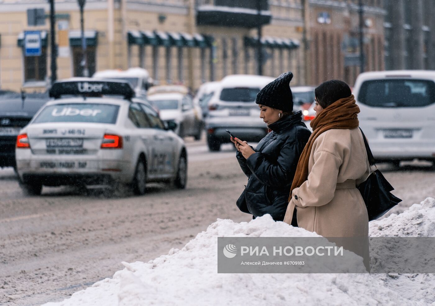 Снег в городах России 