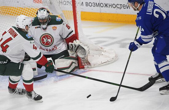 Хоккей. КХЛ. Матч "Динамо" (Москва) - "Ак Барс"