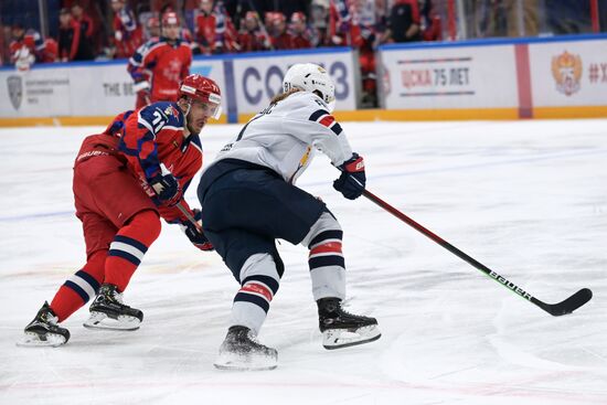 Хоккей. КХЛ. Матч ЦСКА - "Металлург"