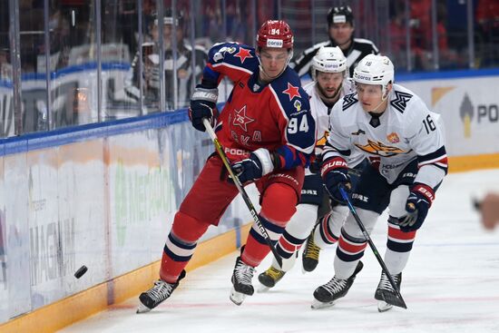 Хоккей. КХЛ. Матч ЦСКА - "Металлург"