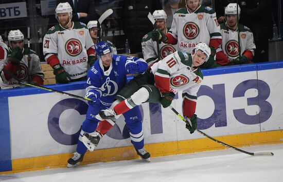 Хоккей. КХЛ. Матч "Динамо" (Москва) - "Ак Барс"