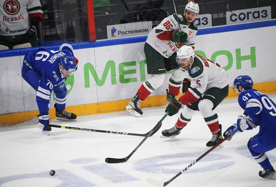 Хоккей. КХЛ. Матч "Динамо" (Москва) - "Ак Барс"